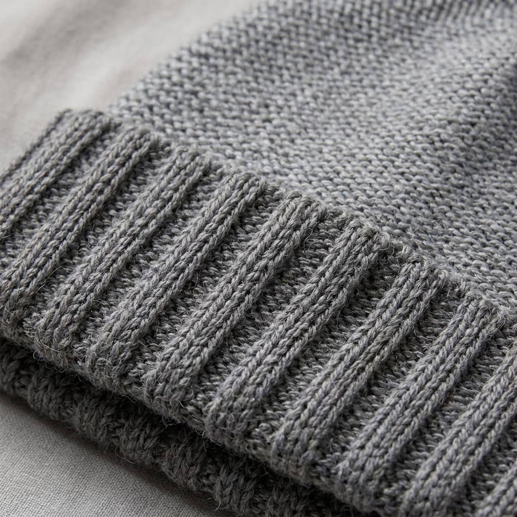 Alpaca Trail Cuff Beanie - Steel