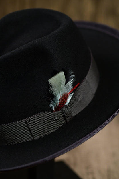 Black Beaver Fur Fedora