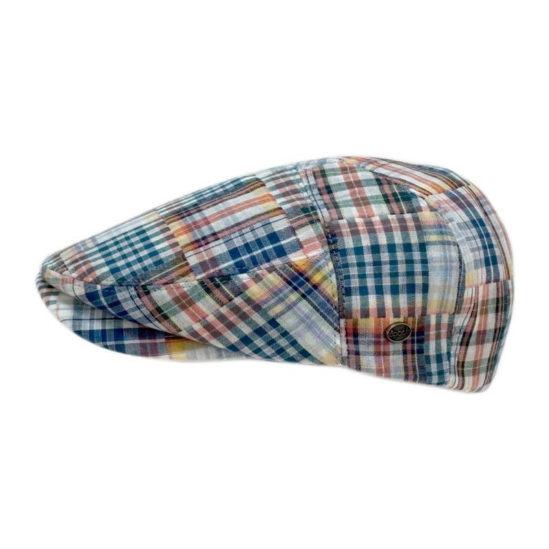Patchwork Cotton Slim Fit Six Panel Ivy Cap by Epoch Hat Co